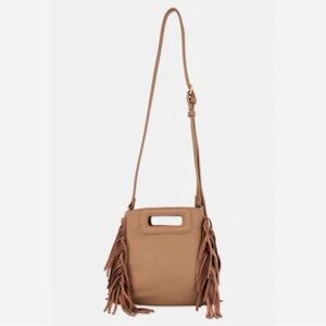 Moda Luxe Tan Fringe Crossbody Bag
